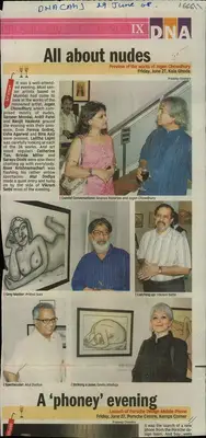 Pradeep Chandra (Reporter), All about nudes, 2008, Newspaper Clipping