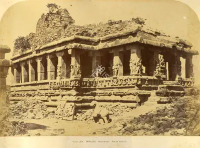 Colonel Thomas Biggs (Photographer), Iwullee. Ruined Temple. From the South-east, 1855, Antiquarian Photograph