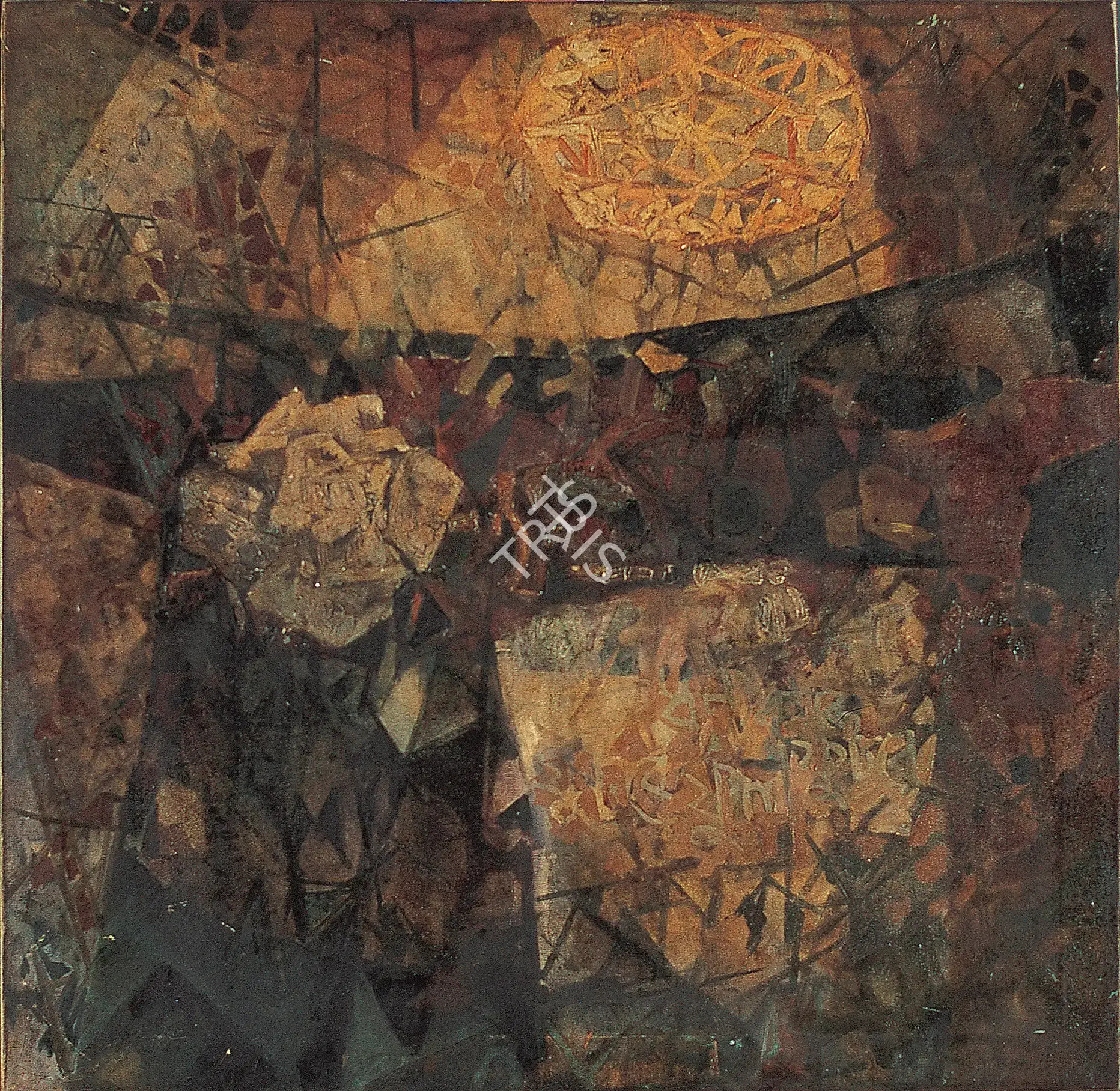 Ray, Shyamal Dutta (Artist). The White Rose, c.1963 | Painting, Os.Mum/31.01.07, 2007 · Osian's