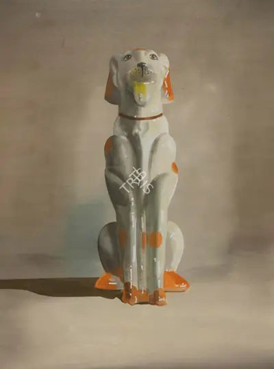 Shibu Natesan (Artist), Dog, 2017, Painting
