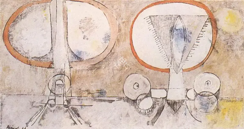 Avinash Chandra (Artist), Two Drawings, 1964, Drawing