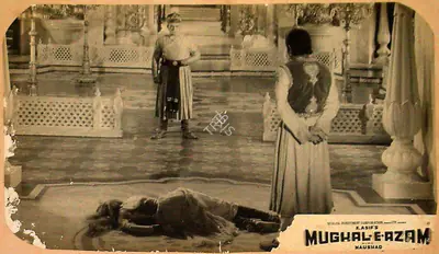 R.D. Mathur (Cinematographer), Mughal E Azam, 1960, Lobby Card