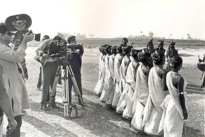 Nemai Ghosh (Still Photographer), Agantuk, 1991, Working Still