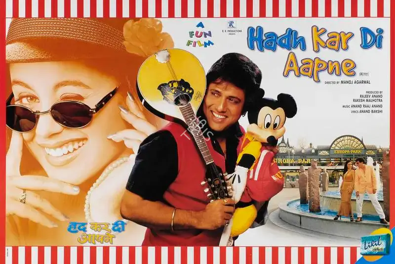 Rajeev Anand (Producer), Hadh Kar Di Aapne, 2000, Lobby Card