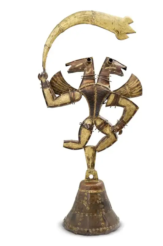 Nandagopal, S. (Artist). Gandabherunda (The Power of Symbol), n.d. | Sculpture, AG.Mum/26.09.24, 2024 · Asta Guru