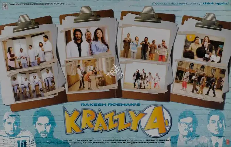 Rakesh Roshan (Producer), Krazzy 4, 2008, Lobby Card