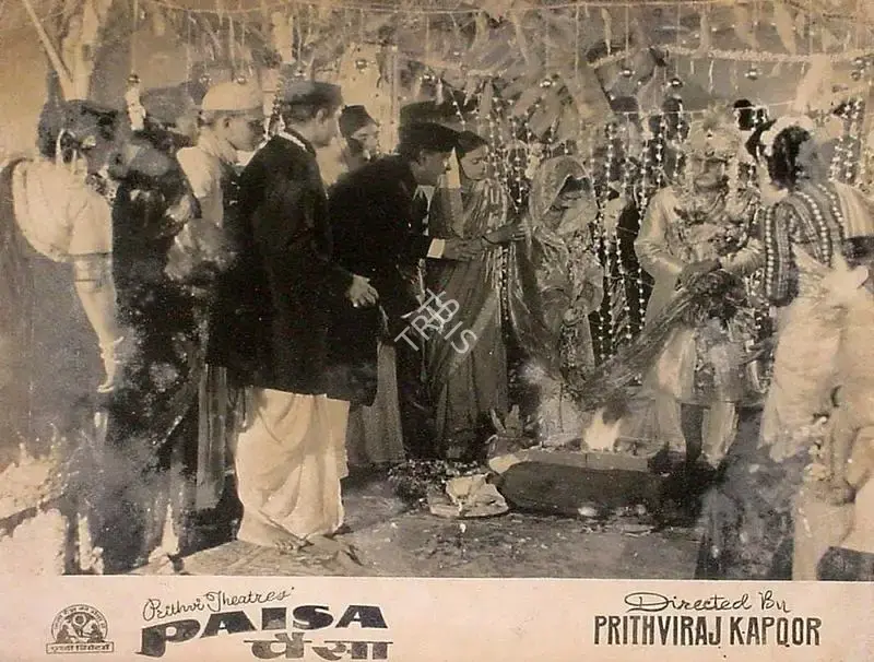Taru Dutt (Cinematographer), Paisa, 1957, Lobby Card