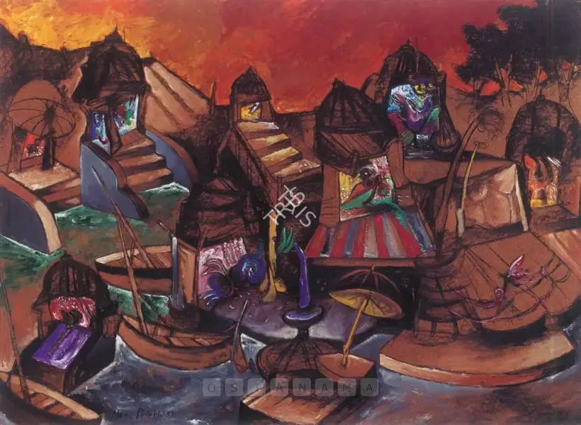 Manu Parekh (Artist), Untitled, 1987, Painting