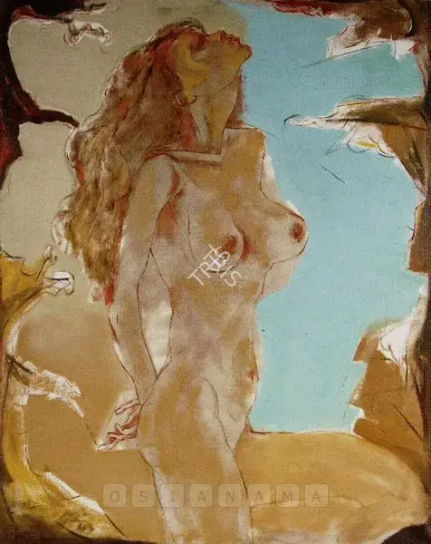 Das, Jatin (Artist). The Breathing Blue (Nude), 1991 | Painting, 2006 · Christie's