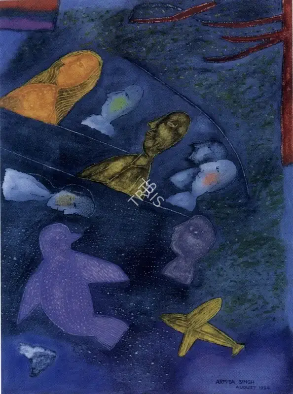 Arpita Singh (Artist), Untitled, 1984, Painting