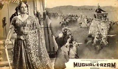 R.D. Mathur (Cinematographer), Mughal E Azam, 1960, Lobby Card