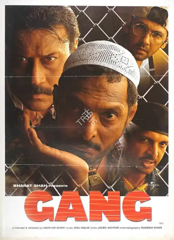 Mazhar Khan (Producer), Gang, 2000, Full Sheet Poster