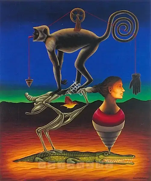 Suneel Mamadapur (Artist), True Lies, 2006, Painting