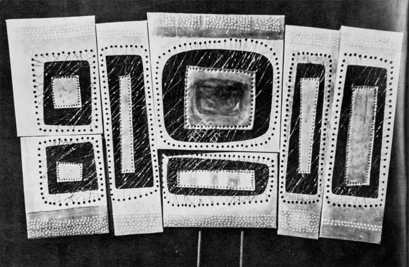 Rajnikant Panchal (Artist), Sculptor's Painting Painter's Sculpture, 1965, Relief Work