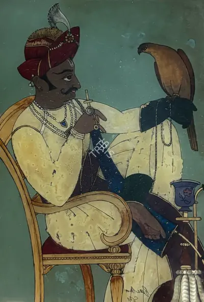 A.A. Raiba (Artist), Untitled (Man), 1984, Painting