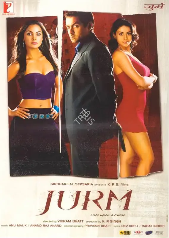 K.P. Singh (Producer), Jurm, 2005, Full Sheet Poster