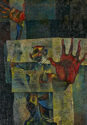 Bikash Bhattacharjee (Artist), Untitled, 1960, Painting