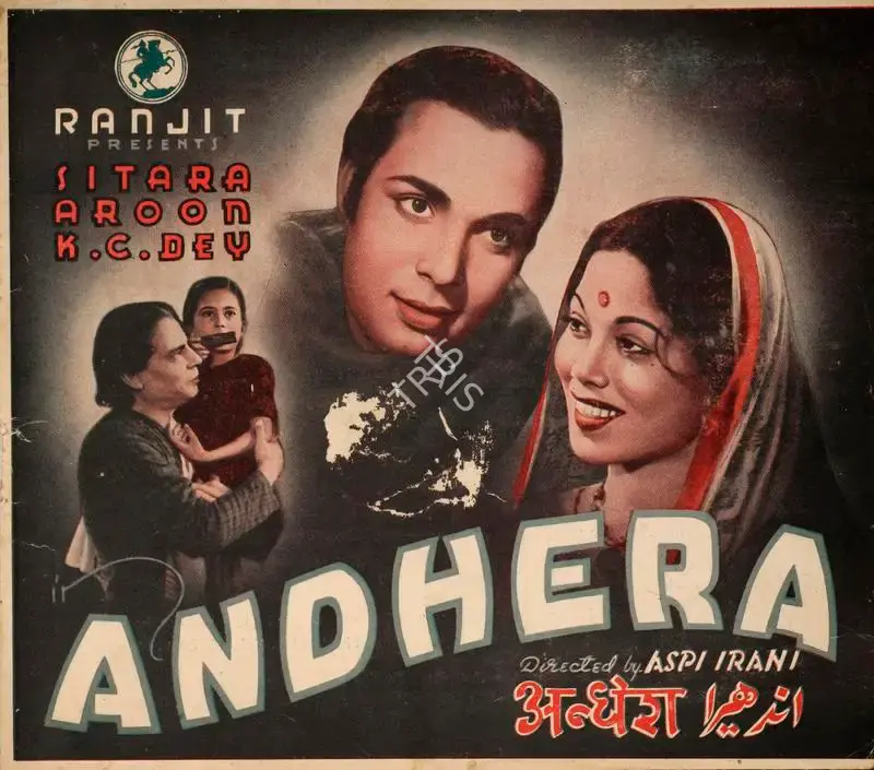 Aspi Irani (Director), Andhera, 1943, Song-Synopsis Booklet