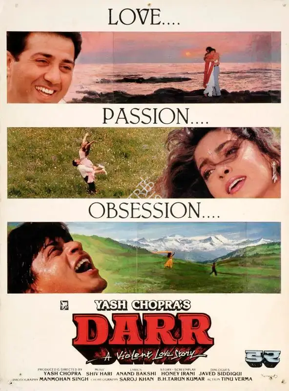 Yash Chopra (Producer), Darr, 1993, Song-Synopsis Booklet