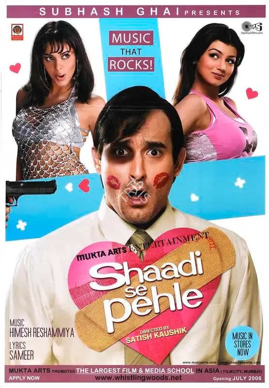 Subhash Ghai (Producer), Shaadi Se Pehle, 2006, Full Sheet Poster