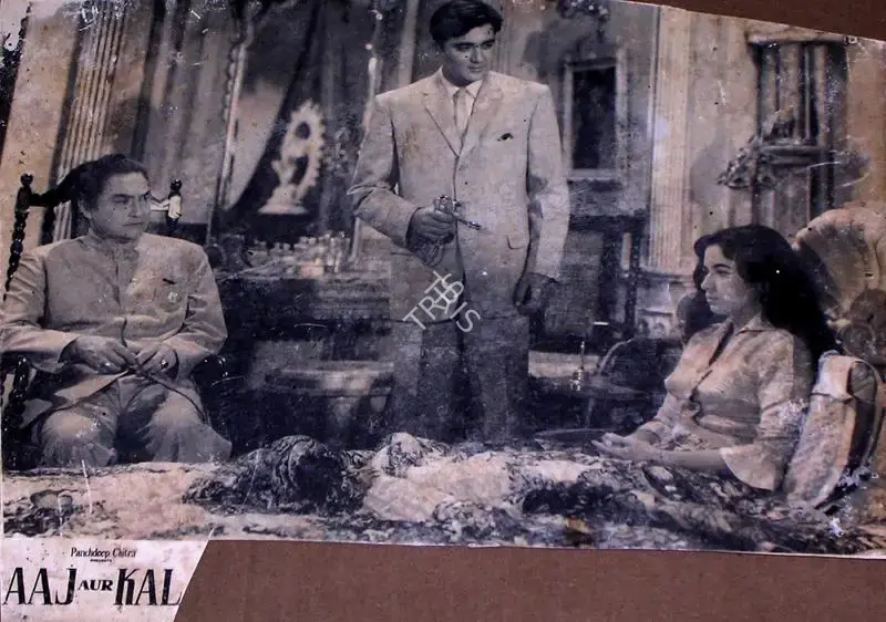 Vasant Joglekar (Producer), Aaj Aur Kal, 1963, Lobby Card