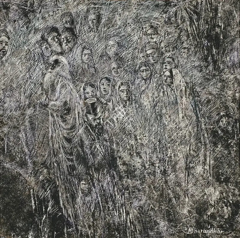 M.V. Dhurandhar (Artist), Untitled, 1921, Drawing