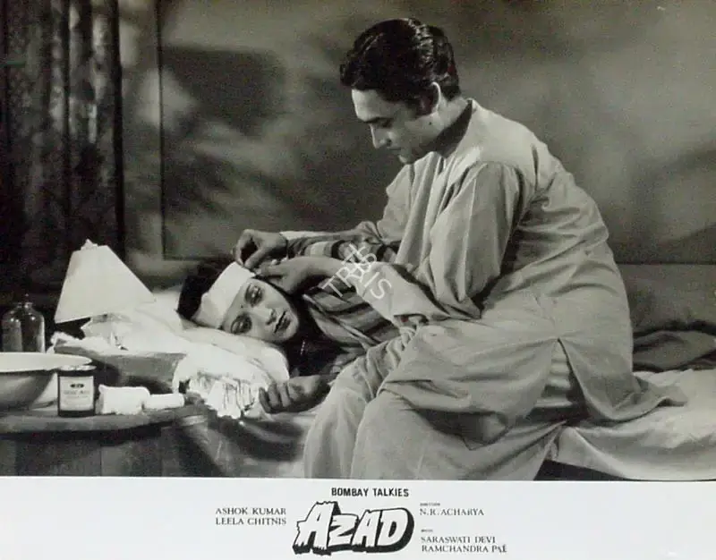Himanshu Rai (Producer), Azad, 1940, Lobby Card