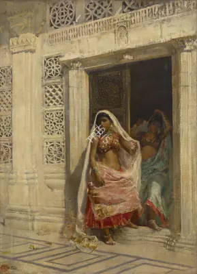 Edwin Lord Weeks (Artist), Two Nautch Girls, 1885, Painting