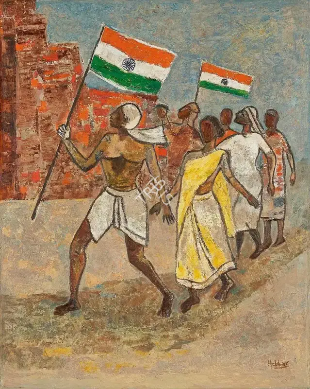 Hebbar, K.K. (Artist). Untitled, c.1950s | Painting, AG.Onl/12.12.23, 2023 · Asta Guru