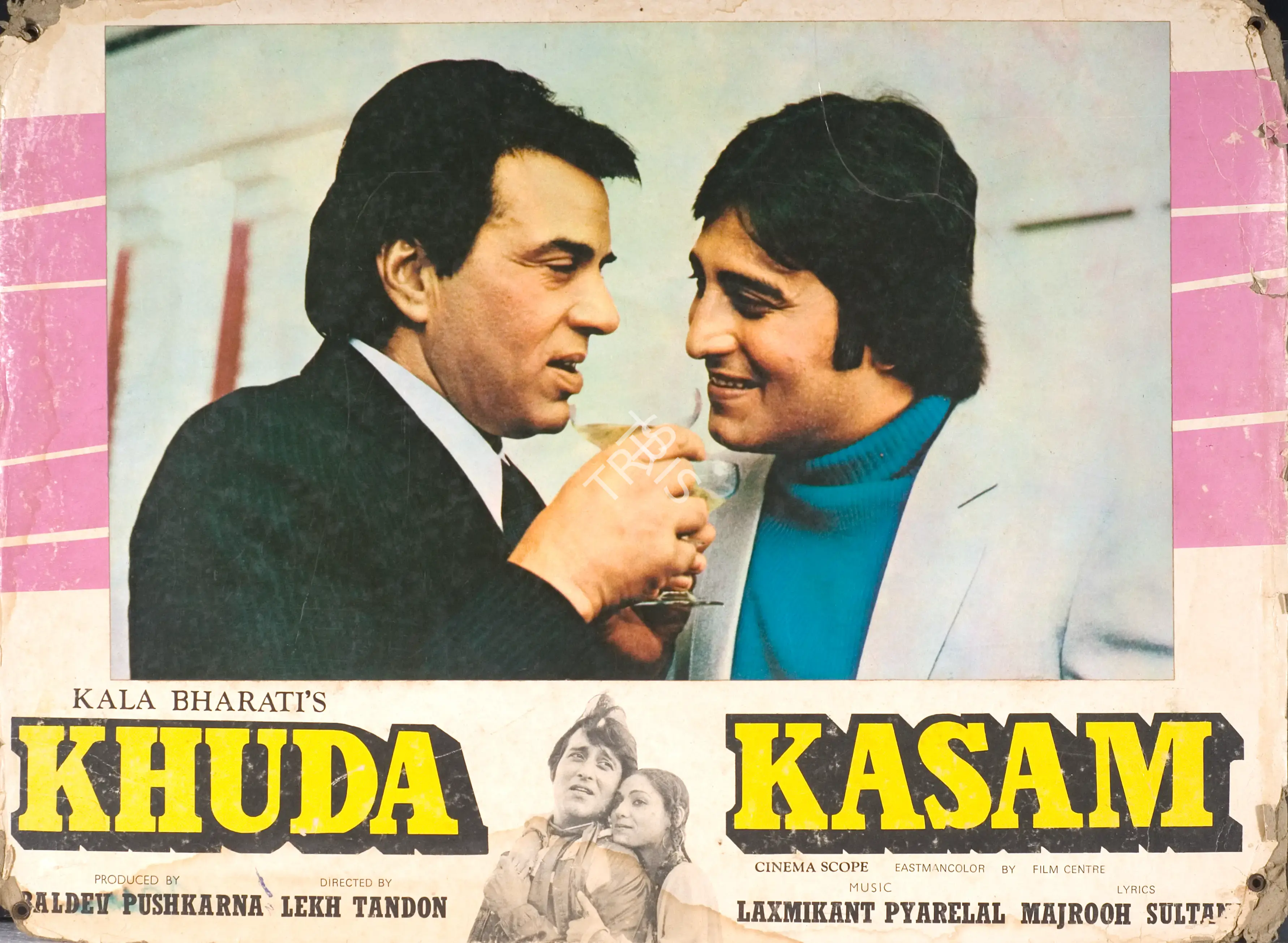 Baldev R. Pushkarna (Producer), Khuda Kasam, 1981, Photographic Still Mounted on Lobby Card