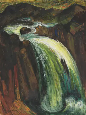 Gade, H.A. (Artist). Untitled, n.d. | Painting, Sa.Onl/19.06.25, 2025 · Saffronart