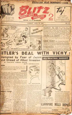 R.K. Karanjia (Editor), Blitz, 1942, Magazine