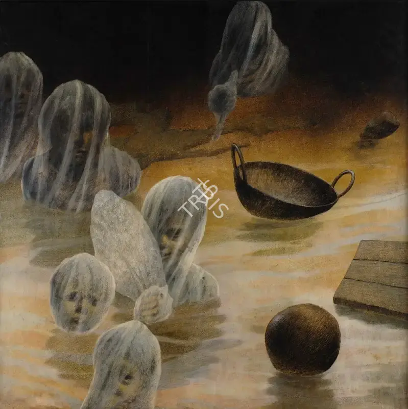 Bikash Bhattacharjee (Artist), Untitled, 1978, Painting