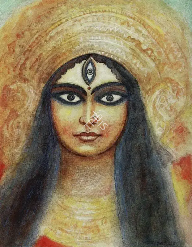 Jogen Chowdhury (Artist), Untitled, 1989, Painting