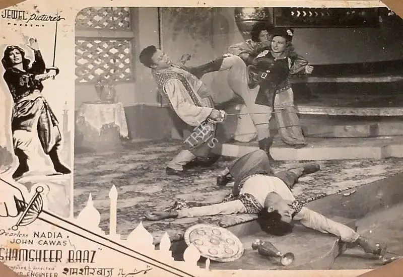 Noshir Engineer (Producer), Shamsheer Baaz, 1953, Lobby Card