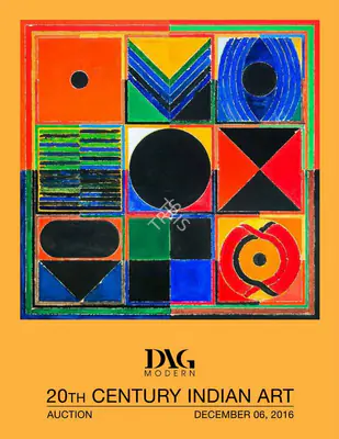 DAG (Auction House), 20th Century Indian Art, 2016, Auction Catalogue