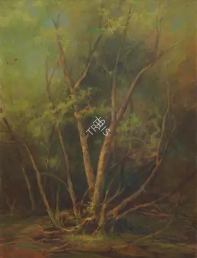 Ustad Allah&nbsp;Bukhsh (Artist), Untitled (Tree), Painting