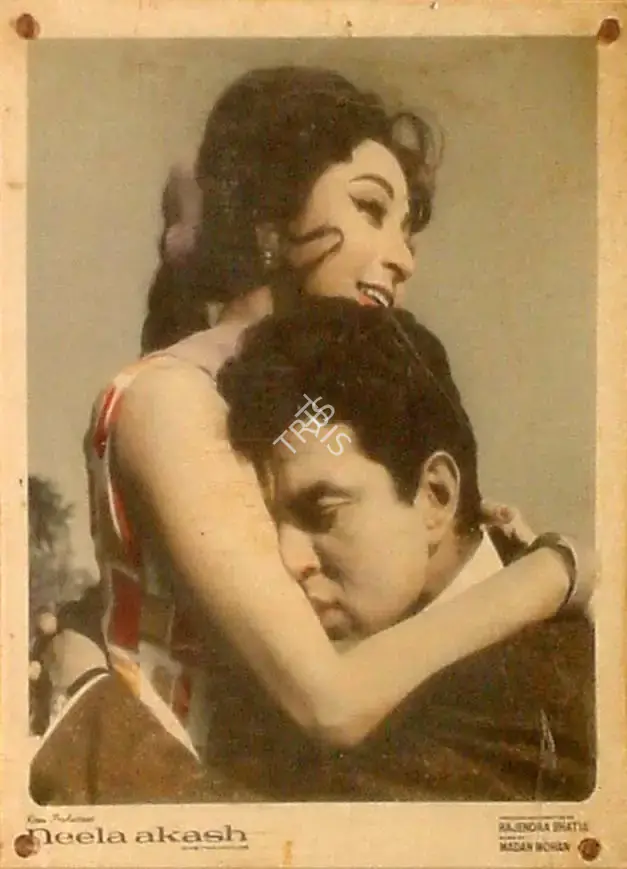 Rajendra Bhatia (Producer), Neela Akash, 1965, Lobby Card