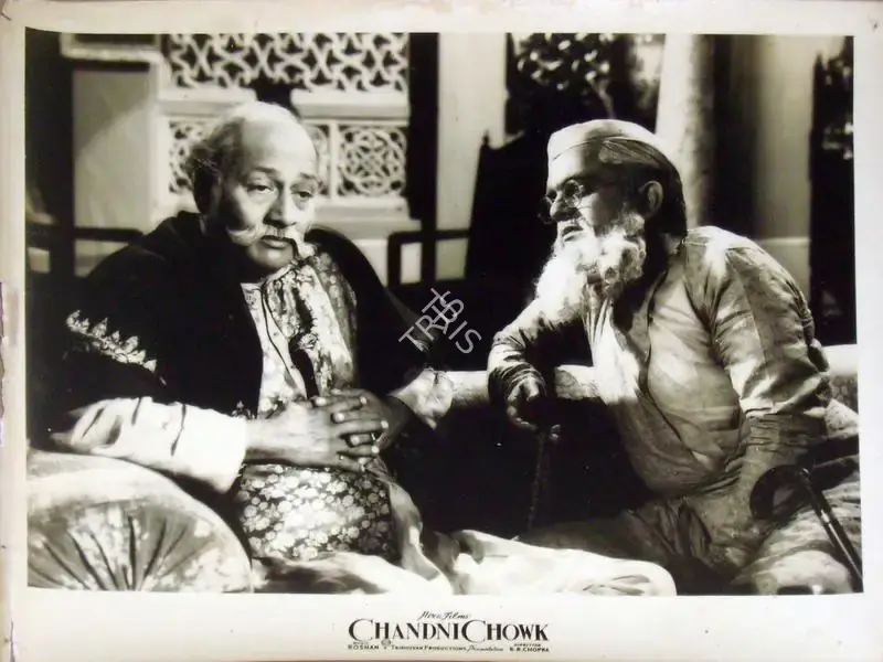 Keki Mistry (Cinematographer), Chandni Chowk, 1954, Lobby Card
