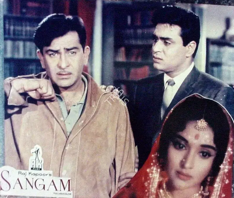 Radhu Karmakar (Cinematographer), Sangam, 1964, Lobby Card