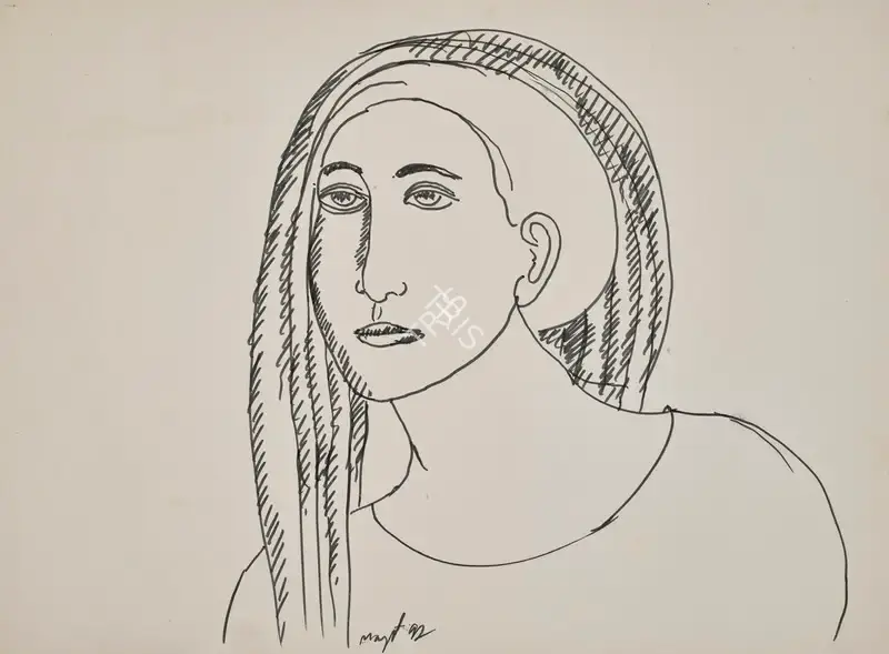 Manjit Bawa (Artist), Untitled, 1992, Drawing