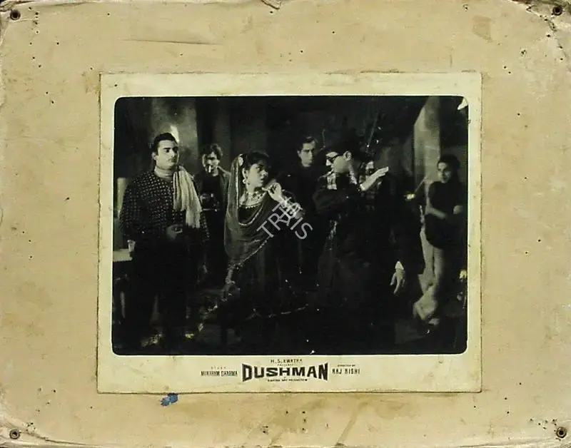 H.S. Kwatra (Producer), Dushman, 1957, Lobby Card