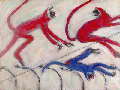 Ambalal, Amit (Artist). Mother Care, 2022 | Painting, AG.Mum/30.09.25, 2025 · Asta Guru