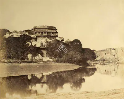 Felice Beato (Photographer), Portion of Palace and Suleem Gurh, Delhi, 1858, Antiquarian Photograph