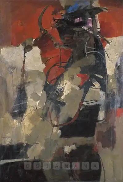 Chittrovanu Mazumdar (Artist), Kali, 1993, Painting
