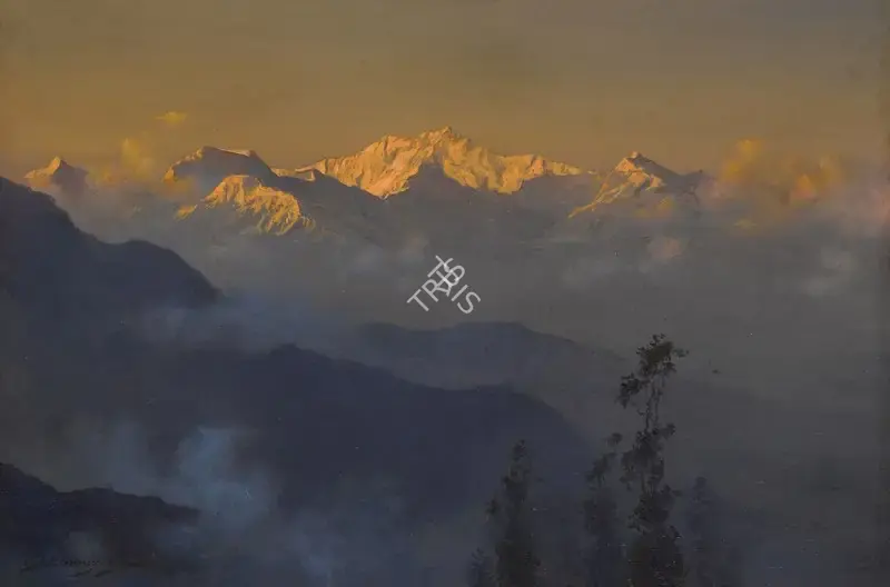 Gangooly, J.P. (Artist). Untitled (Himalayan Landscape), n.d. | Painting, So.NeY/21.03.22, 2022 · Sotheby's