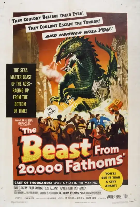 Jack Dietz (Producer), Beast from 20,000 Fathoms, 1953, Poster