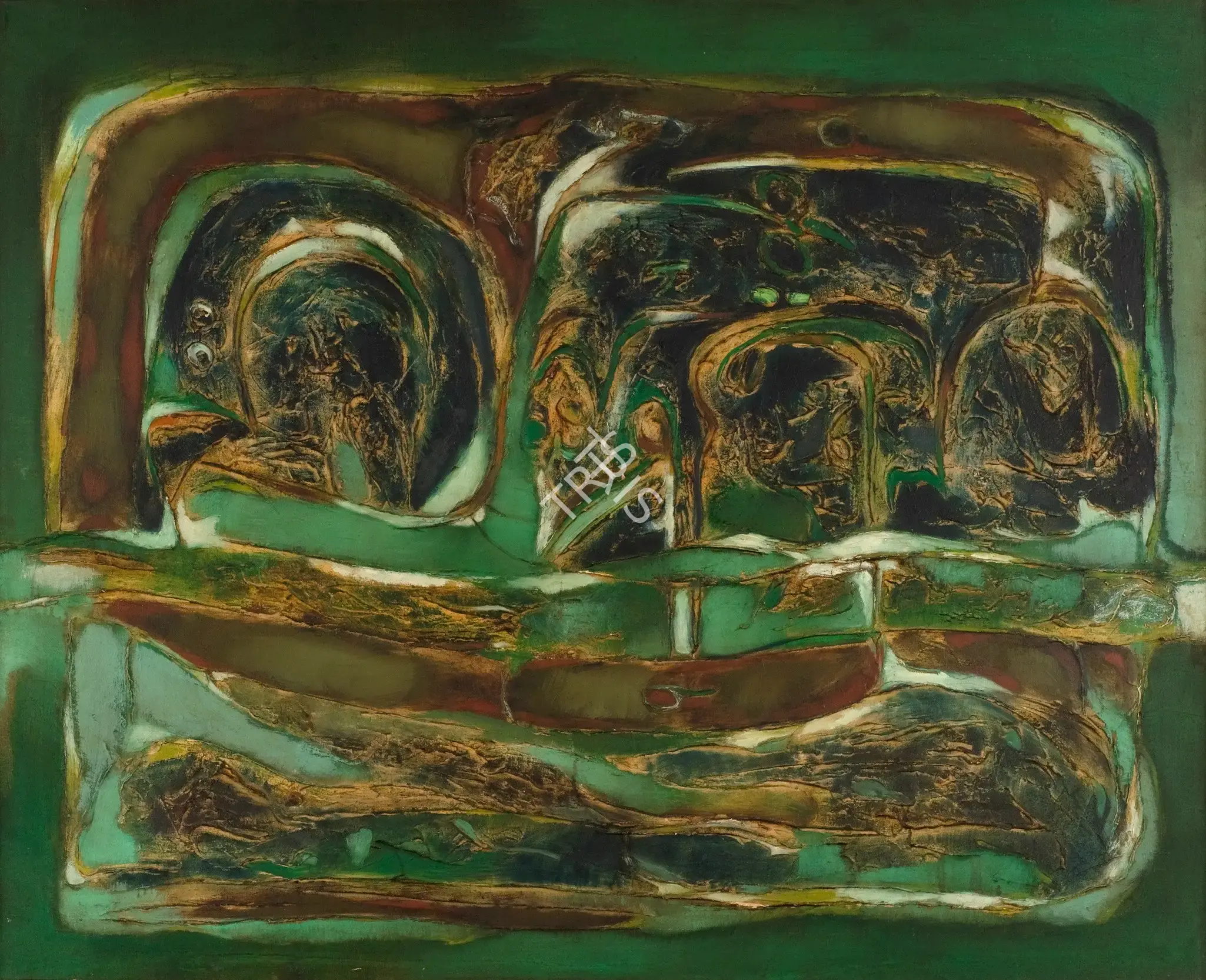 G.R. Santosh (Artist), Untitled, 1965, Painting