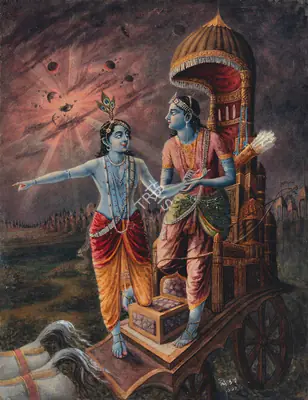 Sital Chandra Bandyopadhyay (Artist), Untitled (Partha Sarathi), 1932, Painting