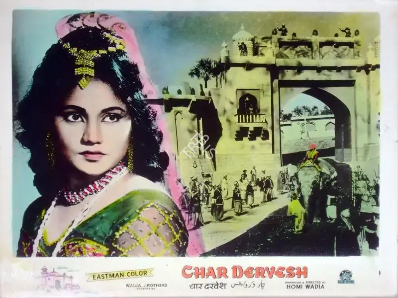 Aga Hasham (Cinematographer), Char Dervesh, 1964, Lobby Card